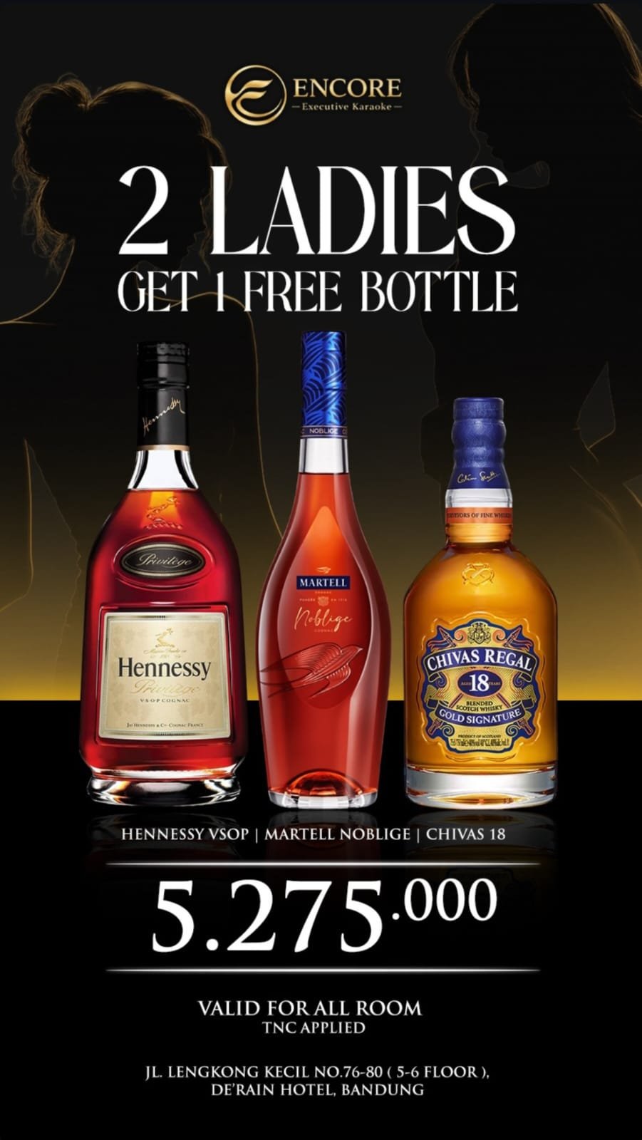 Hennessy VSOP | Martell Noblige | Chivas 18